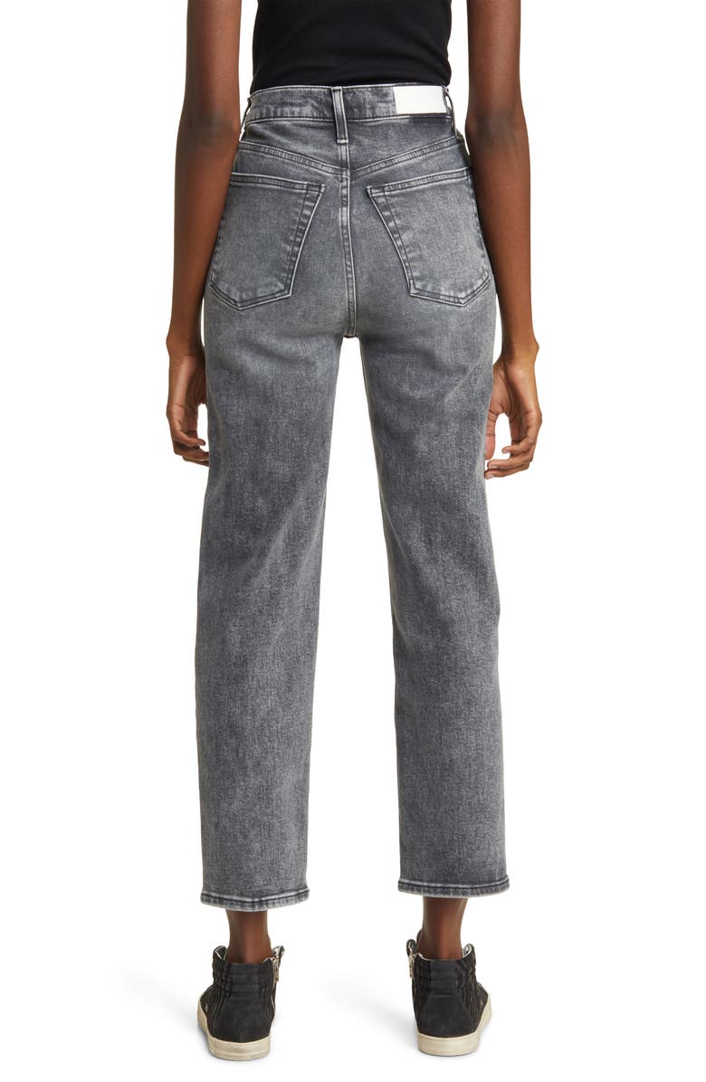 Re/Done '70s Ultra High Waist Stove Pipe Jeans, Alternate, color, 