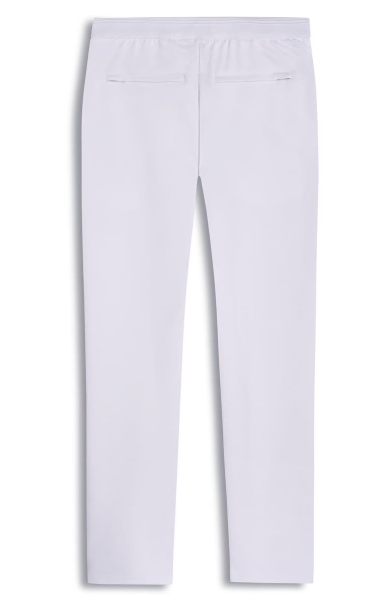 Bugatchi Soft Touch Pintuck Knit Pants, Alternate, color, Chalk