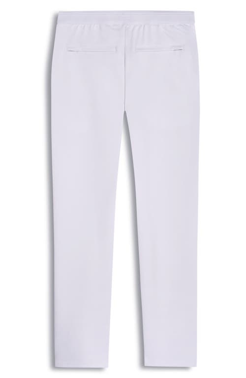 Bugatchi Soft Touch Pintuck Knit Pants In White