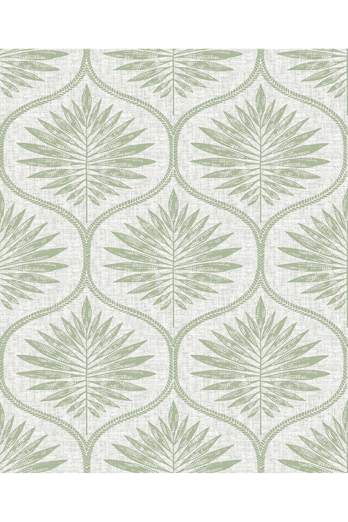 Wallpops Green Primitive Leaves Peel & Stick Wallpaper