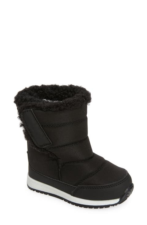 Brisk Faux Shearling Lined Snow Boot (Walker, Toddler & Little Kid)