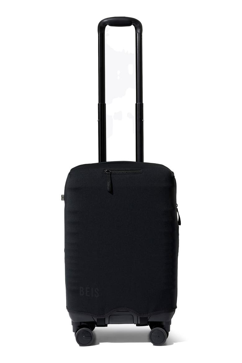 The Hybrid Check-In Luggage Cover, Main, color, BLACK