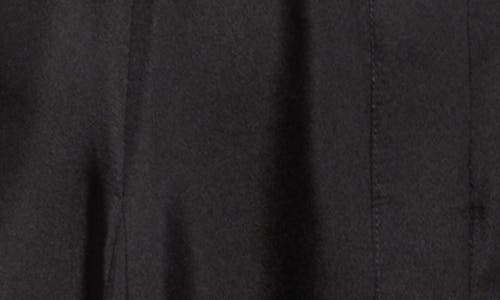 EMILIA WICKSTEAD EMILIA WICKSTEAD RIKO LONG SLEEVE SILK TWILL MIDI SHIRTDRESS