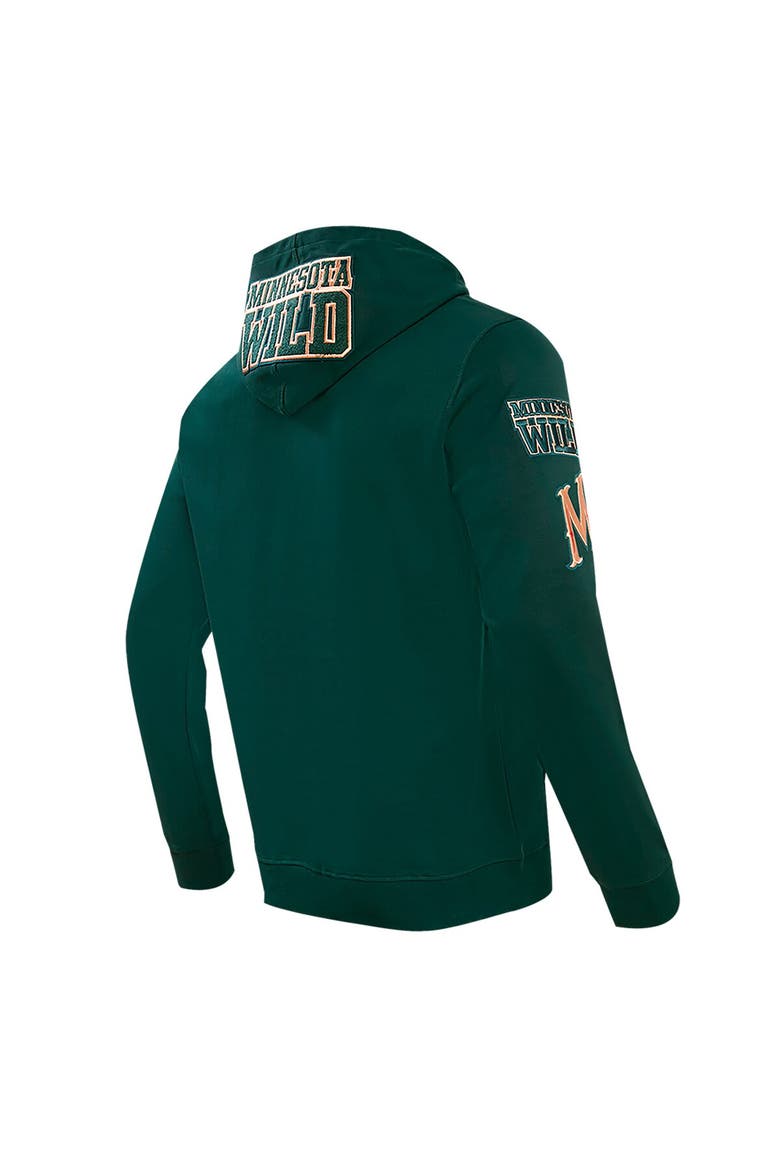Men's Pro Standard Green Minnesota Wild Classic Pullover Hoodie, Alternate, color, Green