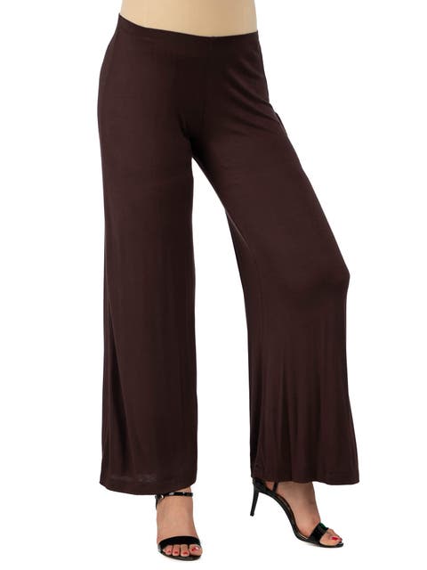 Maternity Solid Color Palazzo Pants