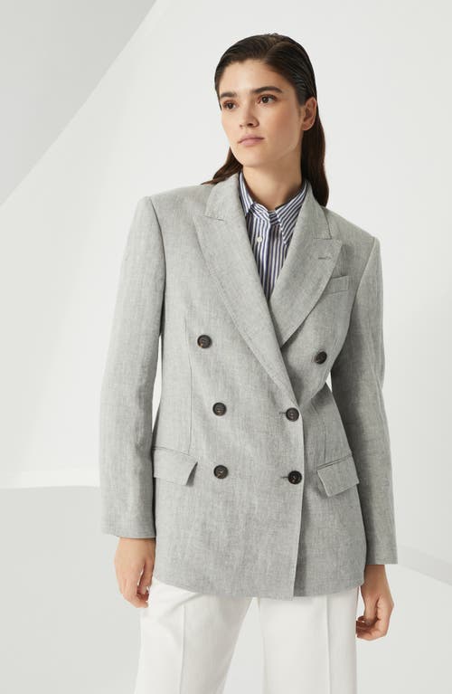 Brunello Cucinelli Women Blazer Sparkling In Gray