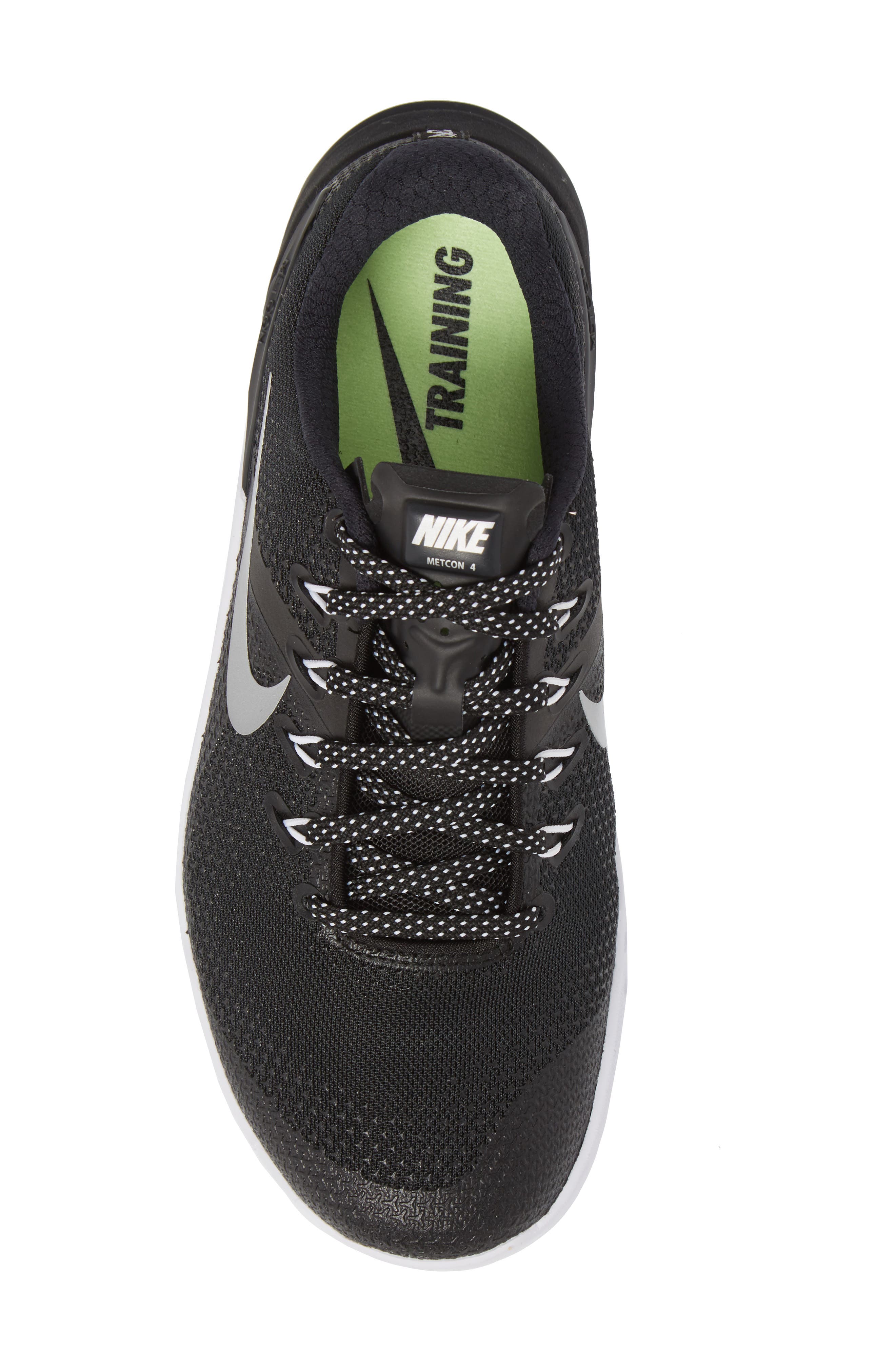 Metcon 4 Training Shoe, Alternate, color, 1 BLACK/M SILV