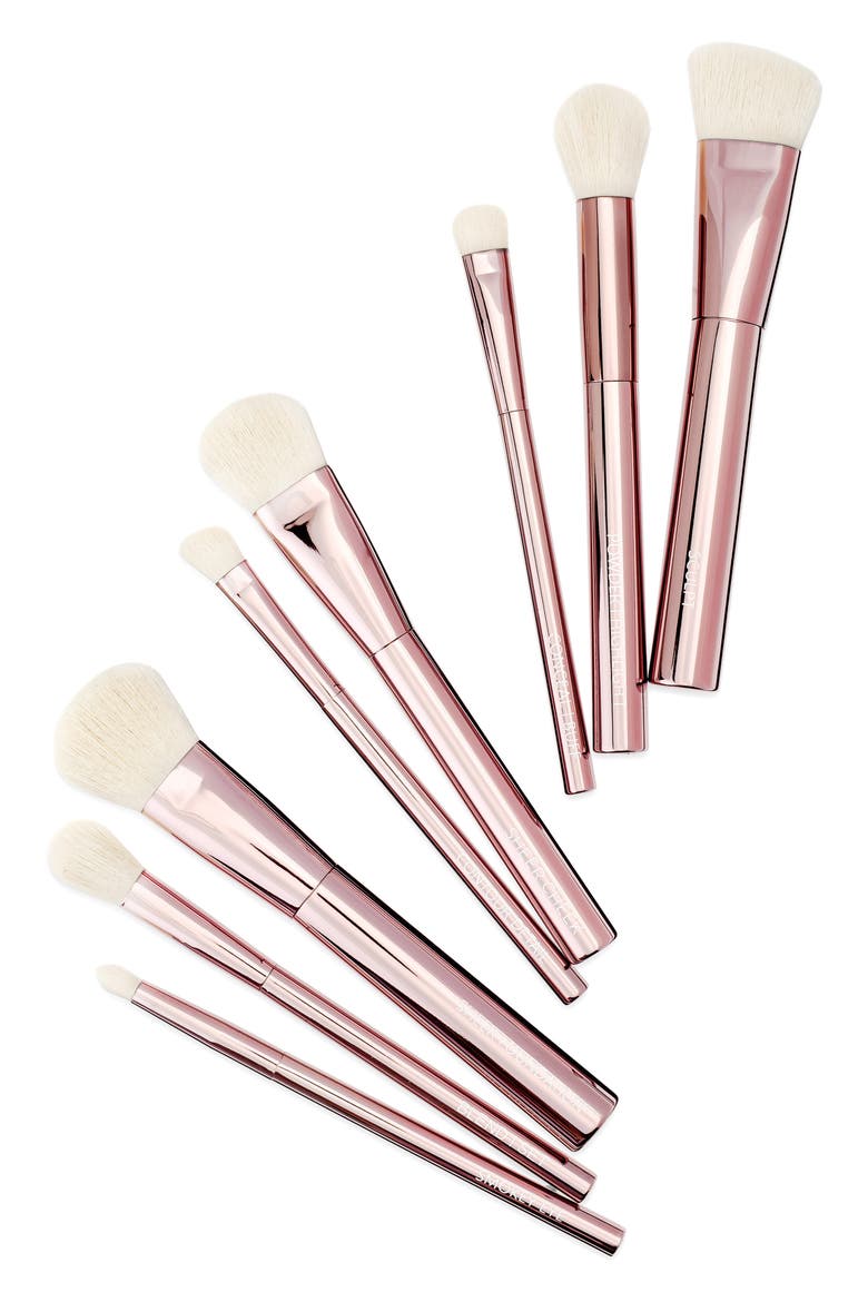 Sustainable Luxury Conceal/Buff Brush, Alternate, color, ROSE GOLD