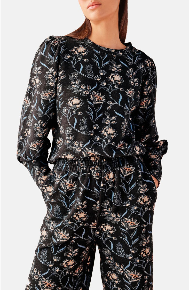 Omika Lydia Sweatshirt, Alternate, color, Sofi Midnight