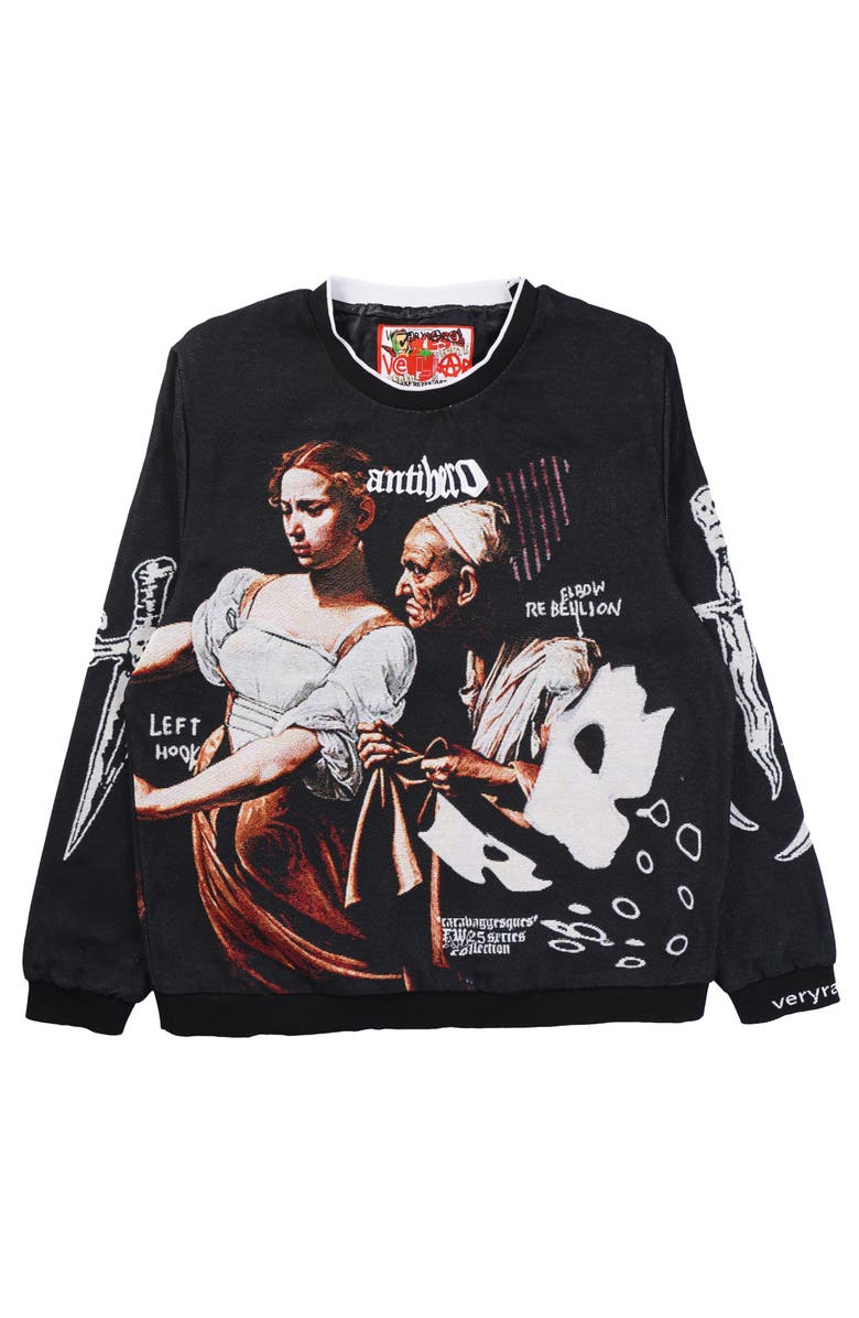 VERYRARE Antihero/Judith Crewneck, Main, color, Black