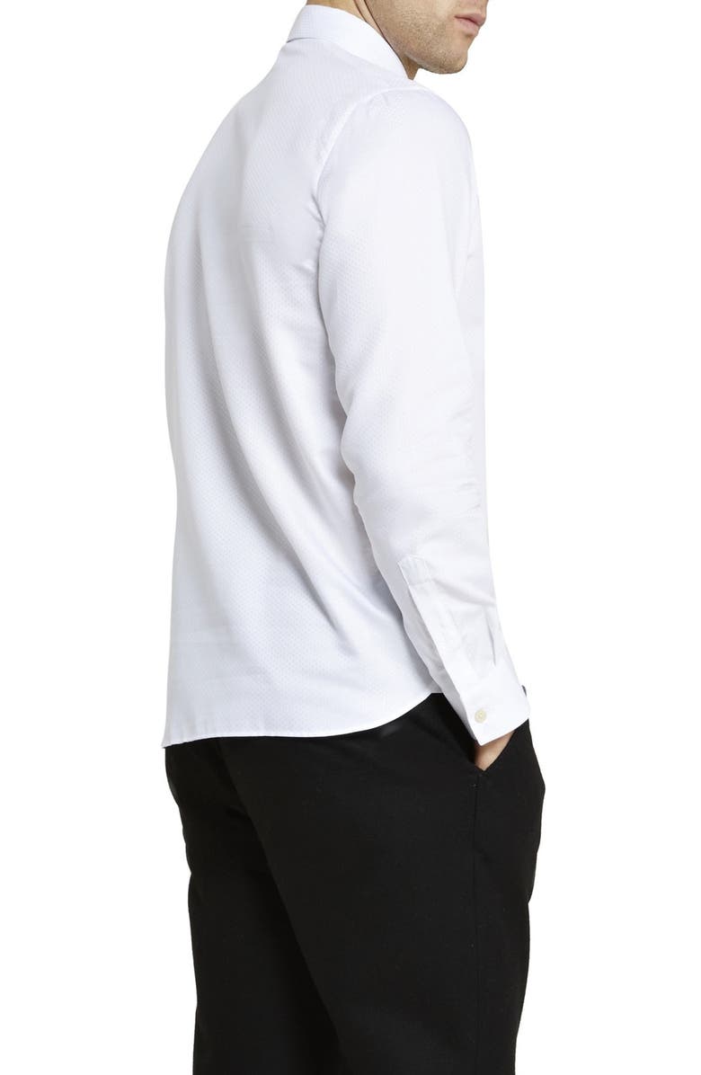 Ted Baker London Men's Layer Microdot Button-Up Shirt, Alternate, color, 
