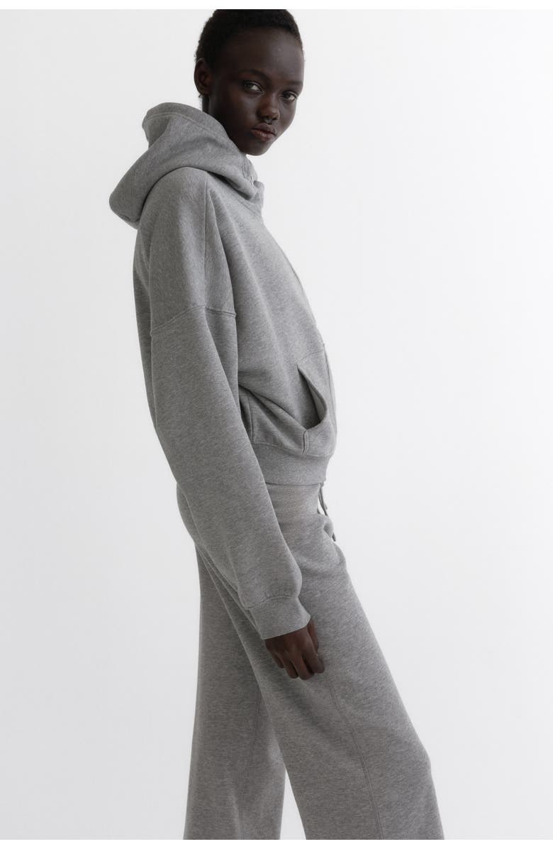 H&M Flared Sweatpants, Alternate, color, Gray Melange