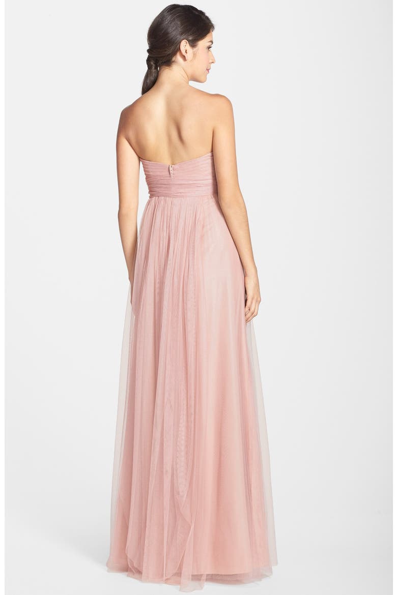 Annabelle Convertible Tulle Column Dress, Alternate, color, WHIPPED APRICOT