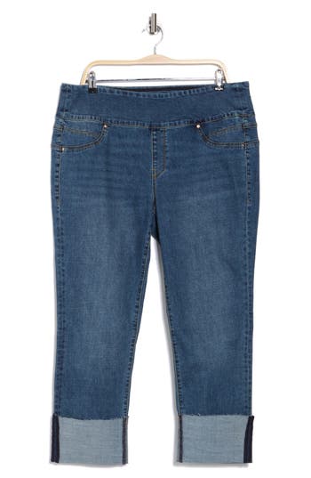 Seven7 High Waisted Slim Straight Jeans