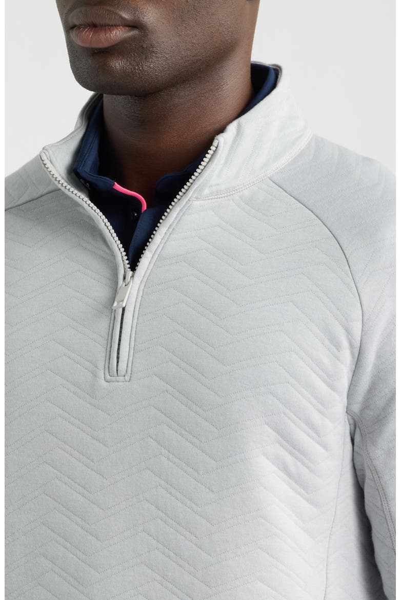 Dunes Quilted Quarter-Zip Pullover, Alternate, color, NIMBUS MELANGE