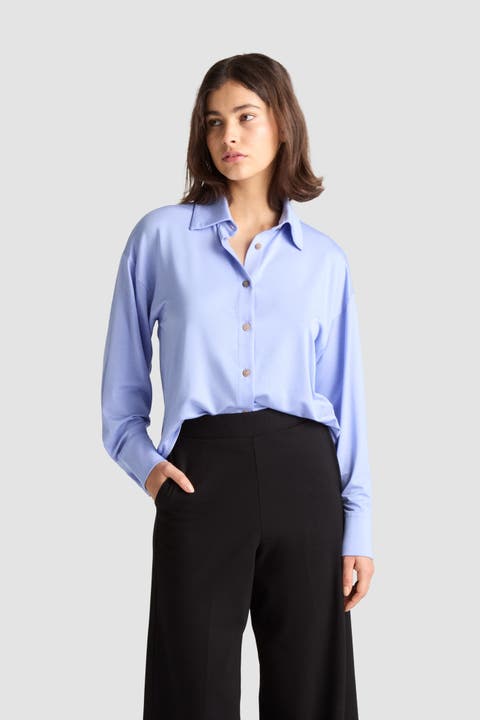 Gart Button Front Jersey Shirt