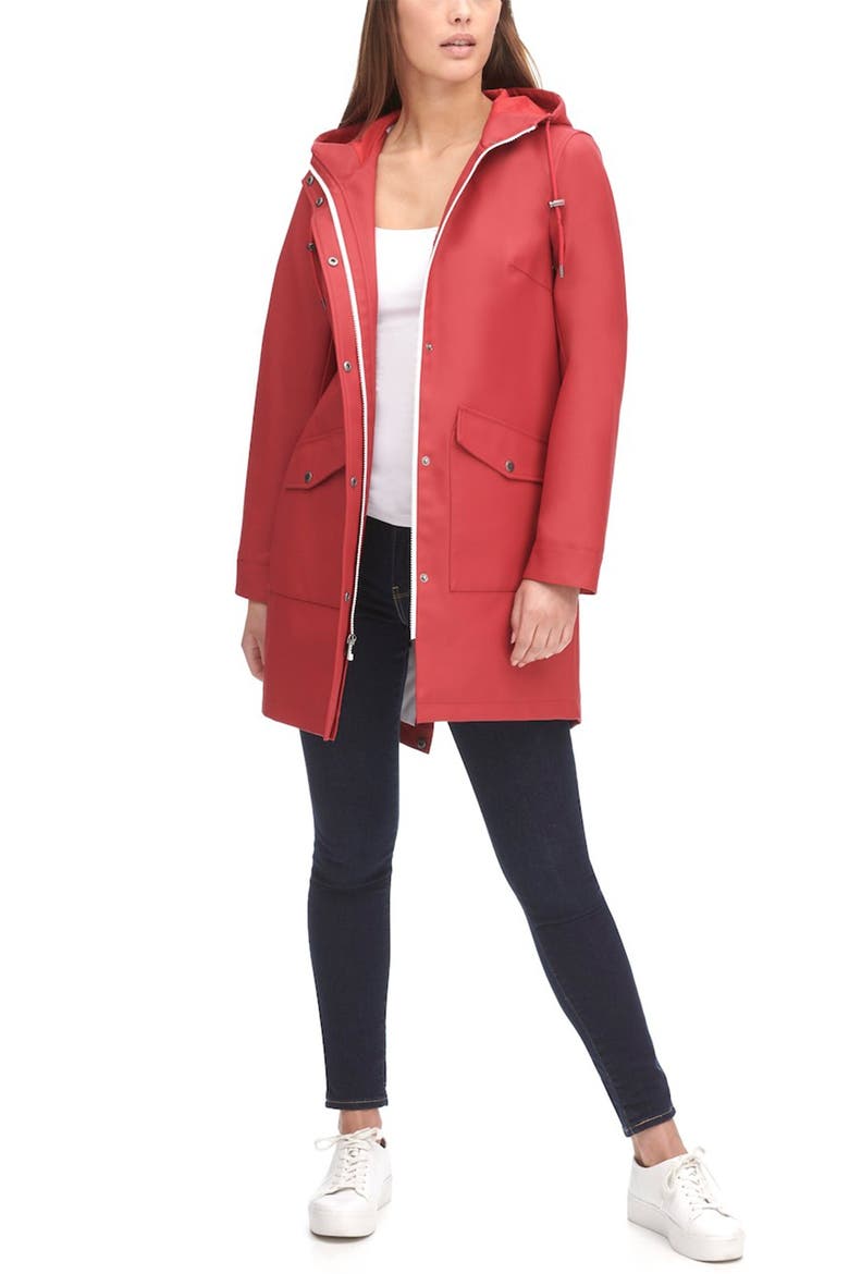 Levi's® Rain Jacket, Alternate, color, RED