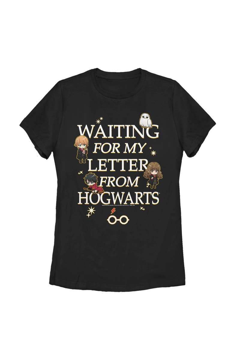 HARRY POTTER Women's Harry Potter Letter From Hogwarts Graphic T-Shirt, Main, color, Black