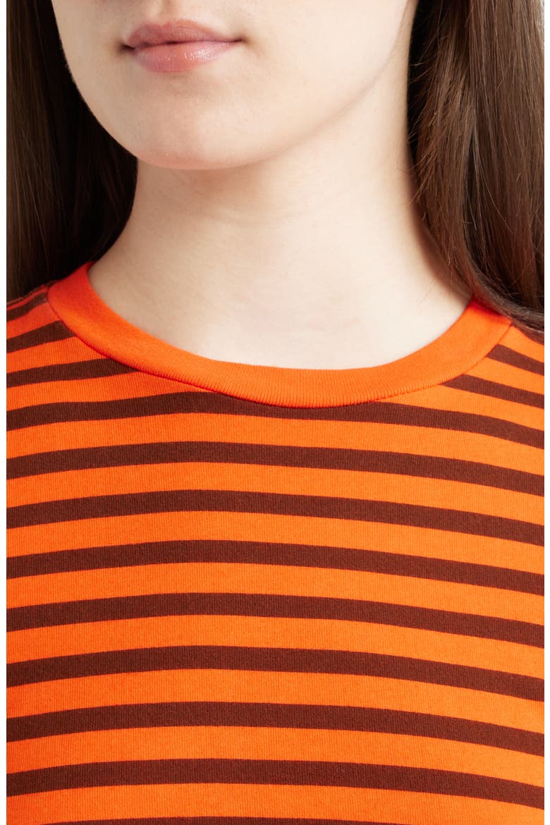 Stripe T-Shirt, Alternate, color, BURNT RED STRIPE