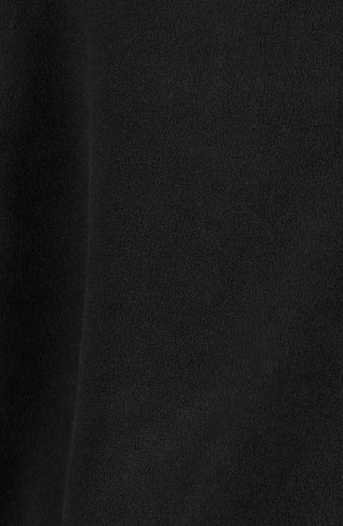 Vast Colorblock Fleece Half Zip Hoodie In Black Multi