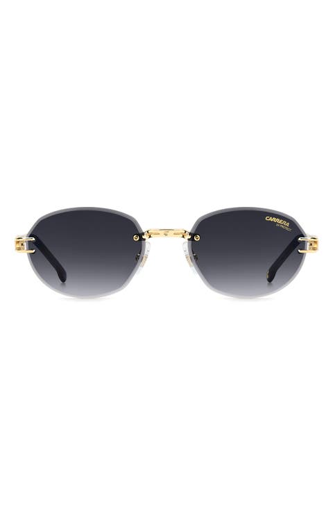 1088/S 53mm Gradient Oval Sunglasses