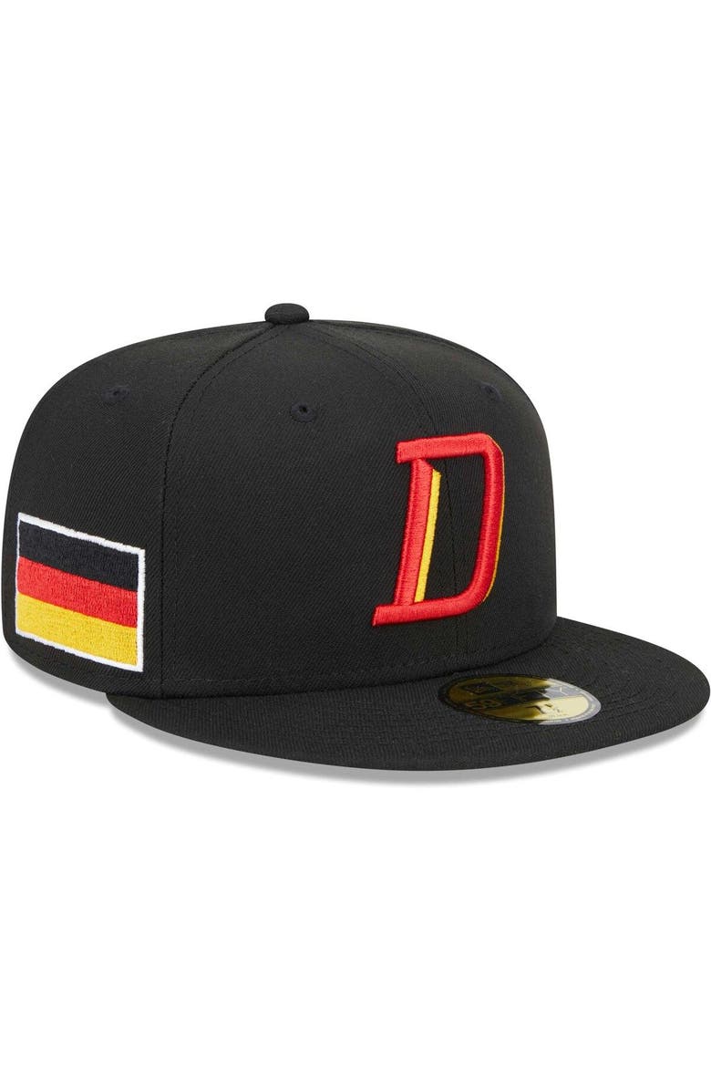 New Era Men's New Era Black Germany Baseball 2023 World Baseball Classic 59FIFTY Fitted Hat, Main, color,
