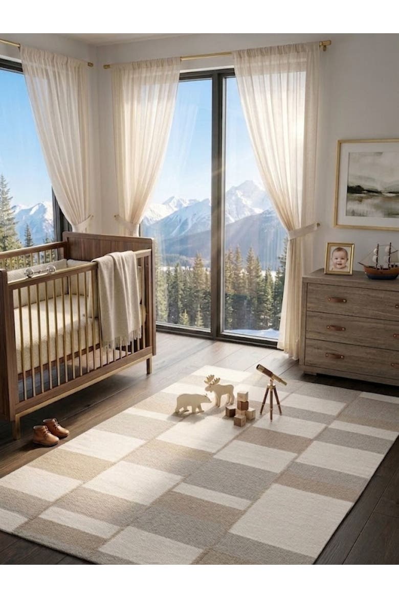 Sahara Wool Rug, Alternate, color, Beige