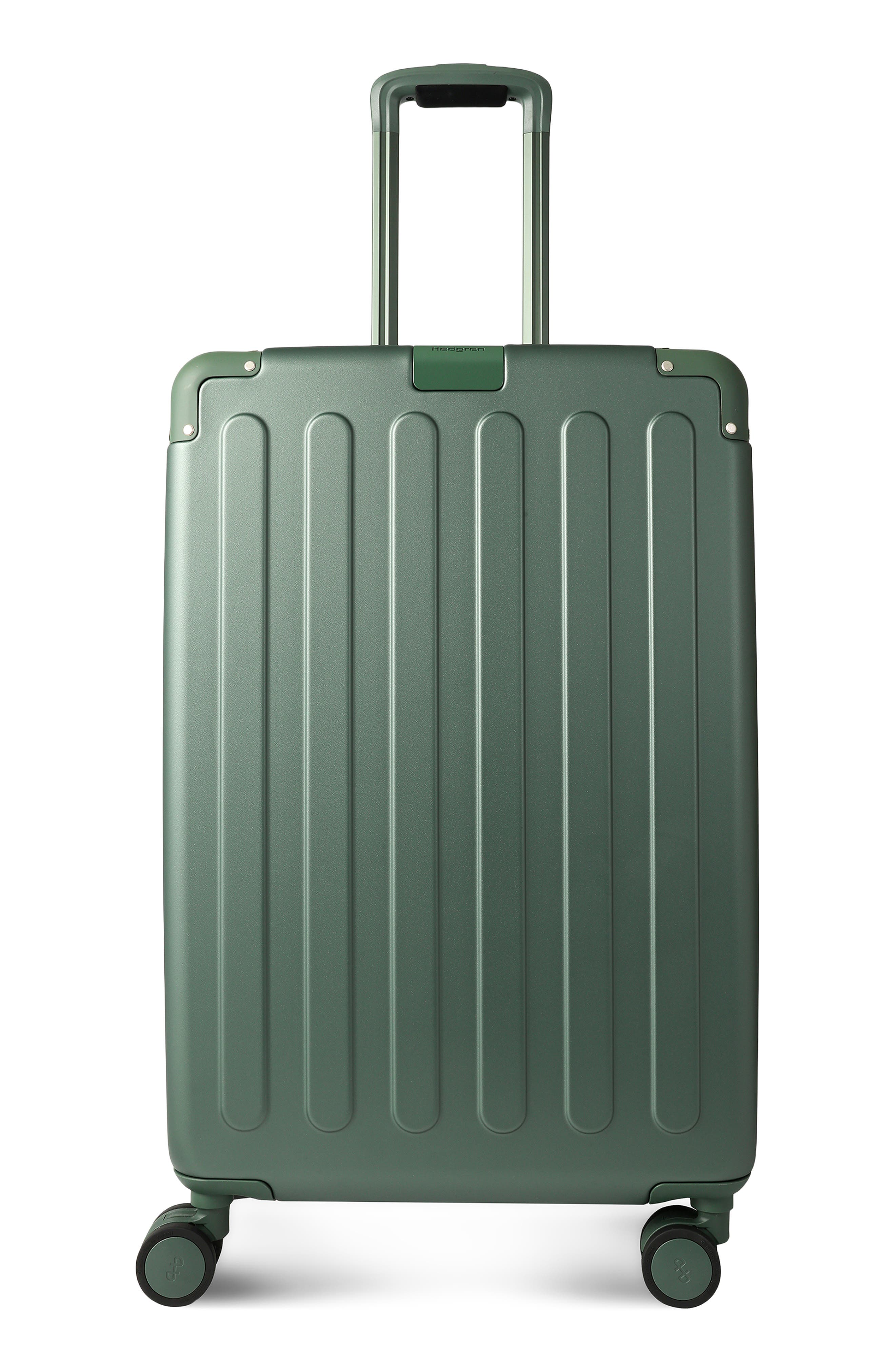 Hedgren Nostos Matte Medium Spinner Suitcase, Main, color, Pine