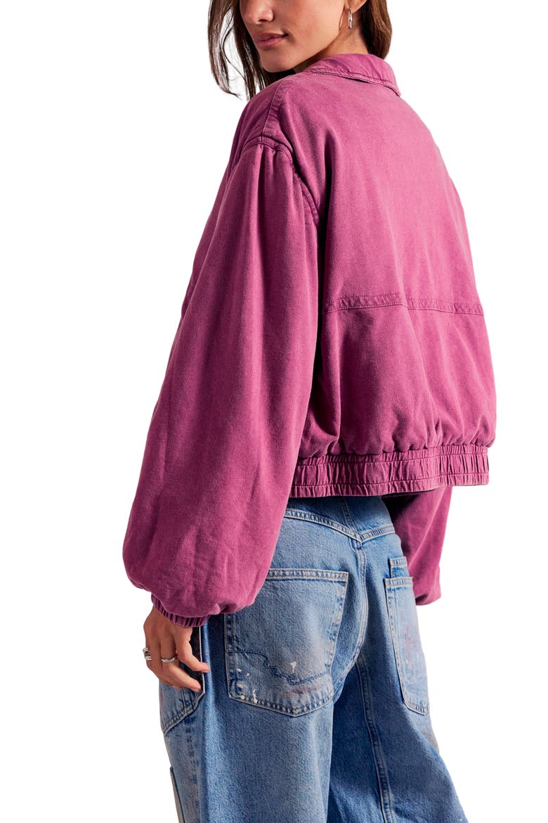 Birdie Washed Jacket, Alternate, color, ROAN ROUGE