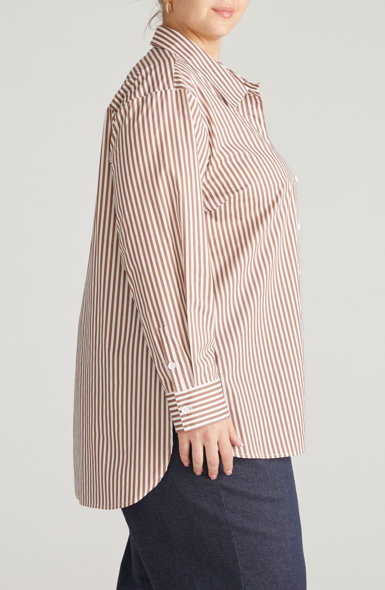 Universal Standard The Artist Poplin Shirt, Alternate, color,