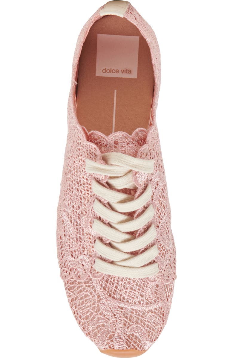 Dolce Vita Dayana Lace Sneaker, Alternate, color, Rose Lace