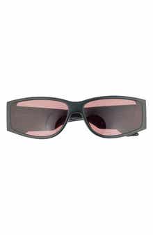 QUAY Not My Fault 41mm Rectangular Sunglasses