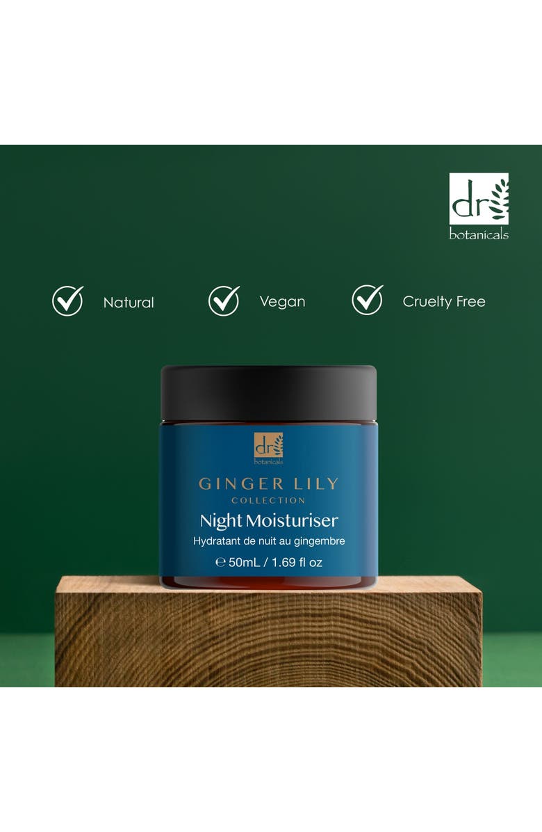 DR BOTANICALS Gingerlily Night Moisturiser 50ml, Alternate, color, White