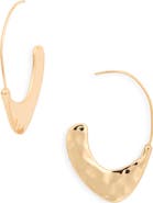 Ettika Hammered Hoop Earrings