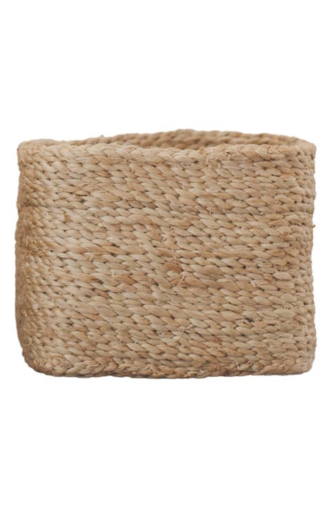 Small Square Jute Basket