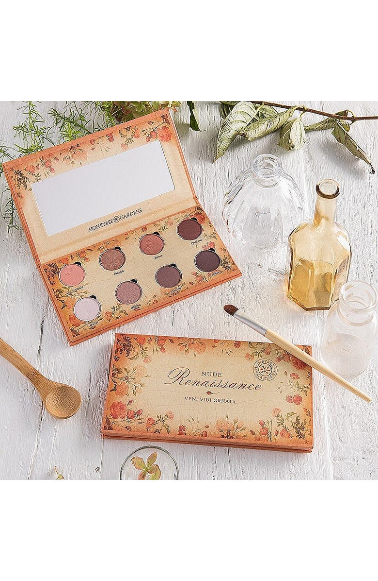 HONEYBEE GARDENS Nude Renaissance Refillable Eye Shadow Palette, Alternate, color, Nuderen