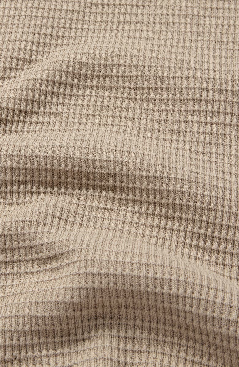 Seager Co Sawpit Long Sleeve Cotton Thermal Henley, Alternate, color, Stone