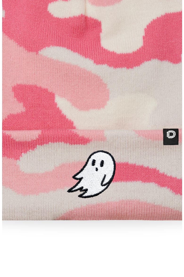 Ghost Beanie, Alternate, color, Pink Camo