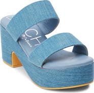 Coconuts by Matisse Ocean Ave Espadrille Platform Slide Sandal