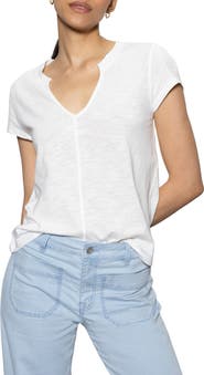 Sanctuary The New Girl Split Neck T-Shirt