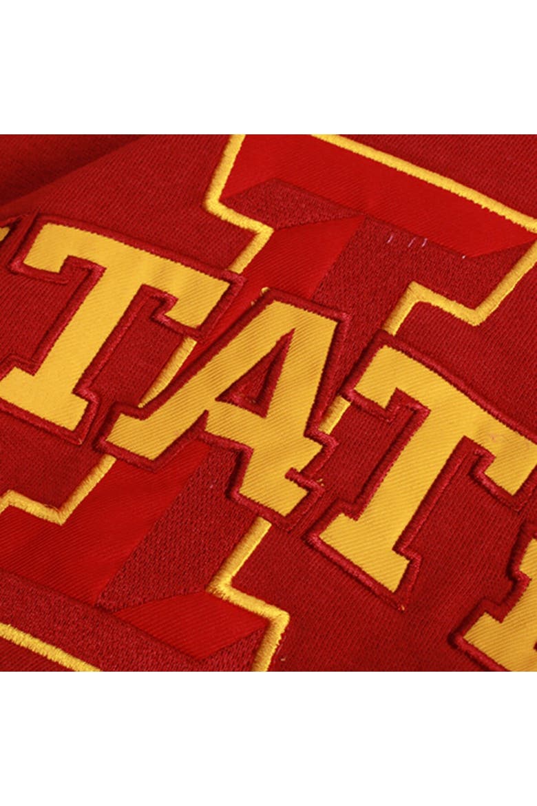 Youth Stadium Athletic Cardinal Iowa State Cyclones Big Logo Pullover Hoodie, Alternate, color, Cardinal