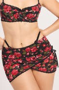 SAVAGE X FENTY Sinful Rose Lace Miniskirt
