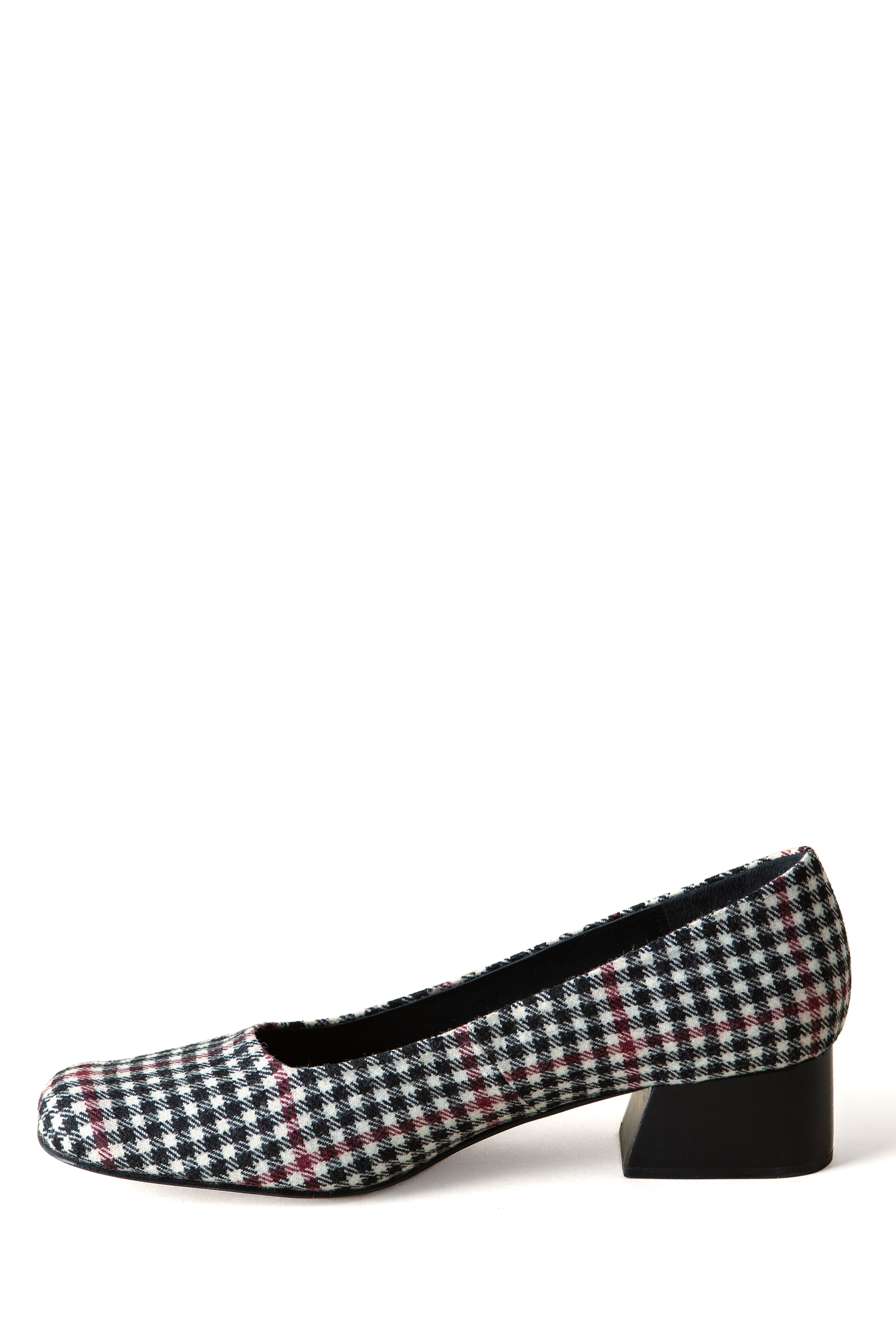 Luisa Pump, Alternate, color, Black + White Tweed