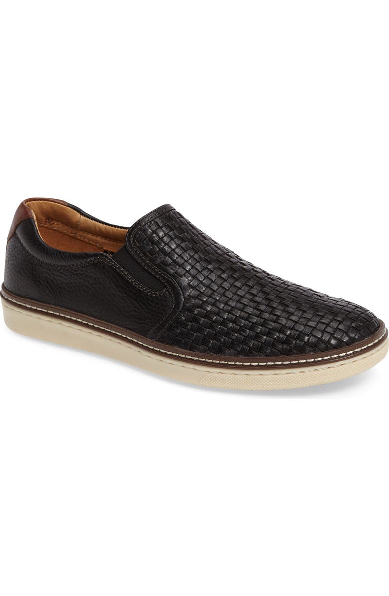 Johnston & Murphy McGuffey Woven Slip-On Sneaker, Main, color,