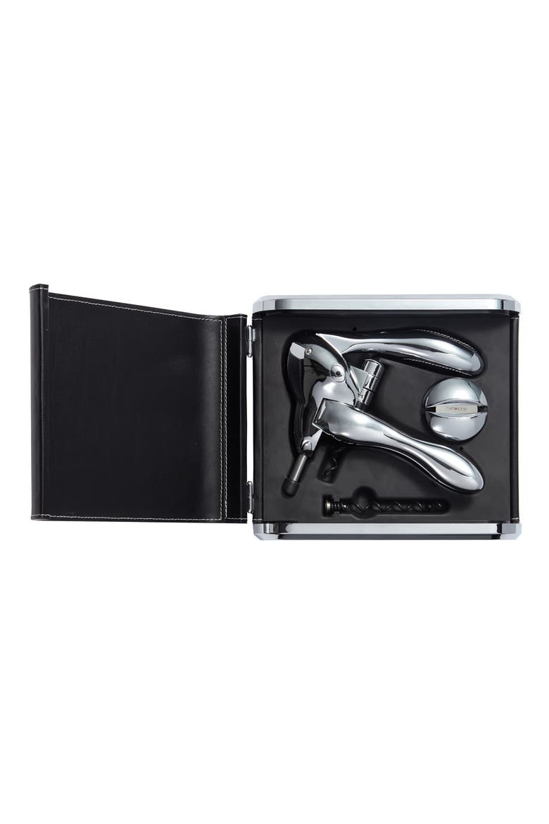 Rabbit® VIP Special Edition Manual Corkscrew Set, Alternate, color, BLACK/CHROME