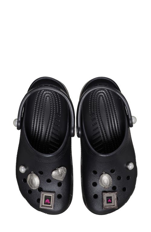 Crocs Classic Picture Frame Clog In Black