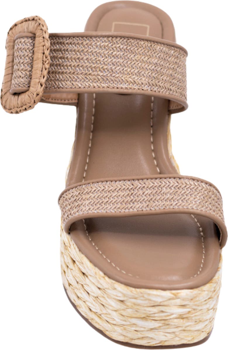 SHUSHOP Leena Platform Wedge Espadrille Sandal, Alternate, color, Natural
