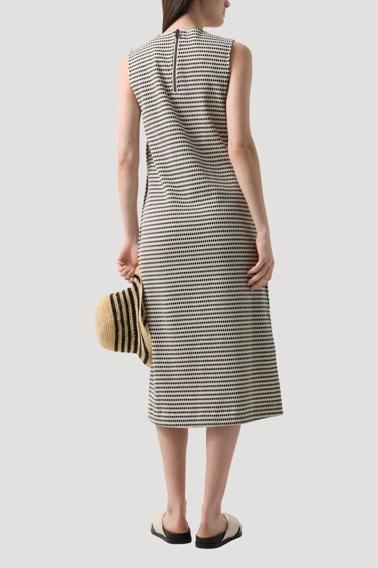 Samira Dress, Alternate, color, Black/Off-White
