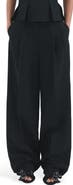 MANGO Straight Fit Linen Blend Pants