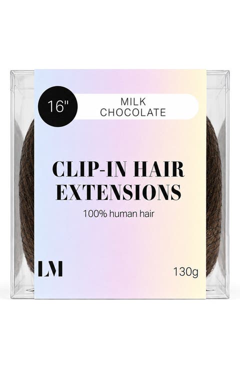16-Inch Clip-In Human Hair Extensions